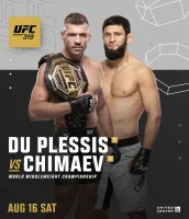 ЮФС Чимаев vs Дю Плесси 17.08.2025 смотреть онлайн бесплатно UFC 319